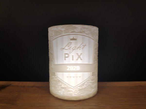 Individuelles Firmenlogo Windlichter 3D Lithophan