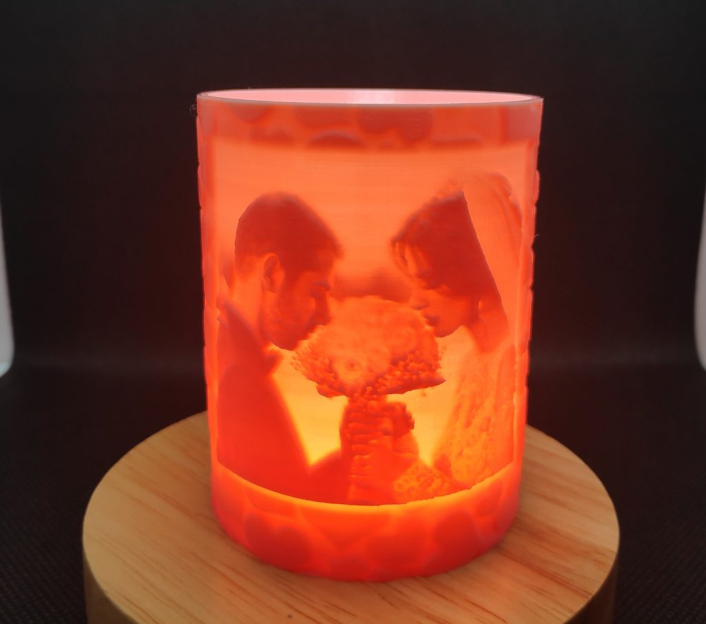 3D Bild Valentinstag Geschenk